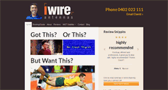 Desktop Screenshot of iwireantennas.com.au